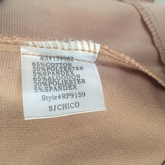 Nude Blush Open Front Blazer Small - Picture 6 of 6